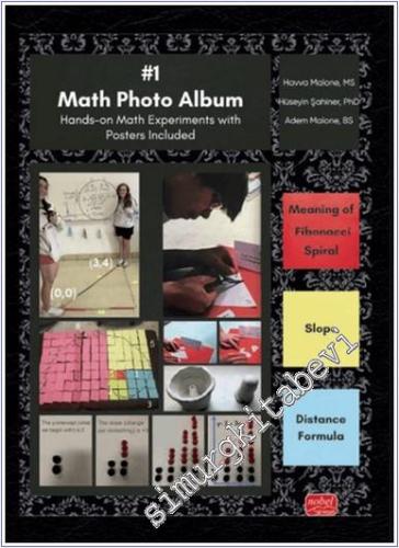 #1 Math Photo Album Hands-on Math Experiments with Posters Included - 