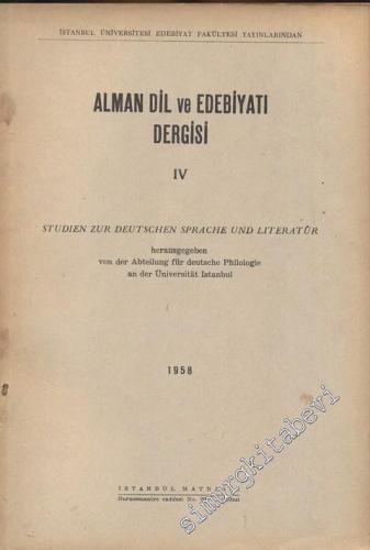 Alman Dili ve Edebiyatı Dergisi = Studien Zur Deutschen Sprache und Li