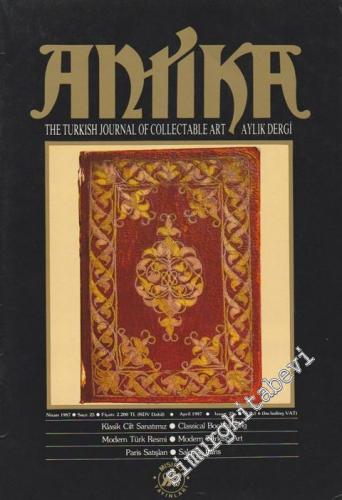 Antika Aylık Dergi -The Turkish Journal of Collectable Art - Nisan 198