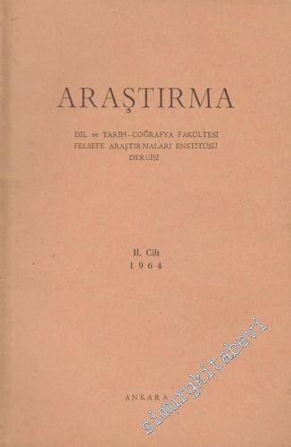 Araştırma - Dil ve Tarih - Coğrafya Fakültesi Felsefe Araştırmaları En