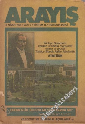 Arayış Haftalık Dergi - Sayı: 9 Nisan