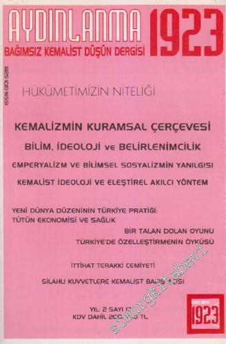 Aydınlanma 1923 Bağımsız Kemalist Düşün Dergisi - Sayı: 17 2 Kasım - A