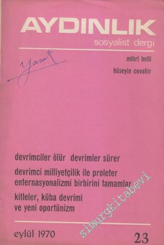 Aydınlık: Aylık Sosyalist Dergi - Siyah - Beyaz Poster - Necmettin Gir