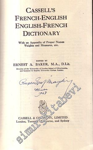 Cassell's French Dictionary French - English / English - French