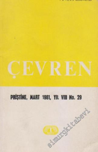 Çevren - Toplum, Bilim, Yazın ve Sanat Dergisi - Sayı: 29 Yıl: 8 Mart