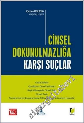 Cinsel Dokunulmazlığa Karşı Suçlar - 2024