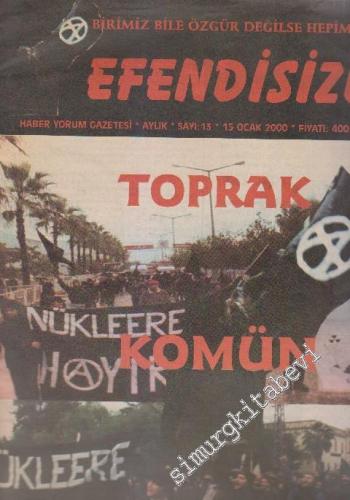 Efendisizler Haber Yorum Gazetesi - Sayı: 13 Ocak