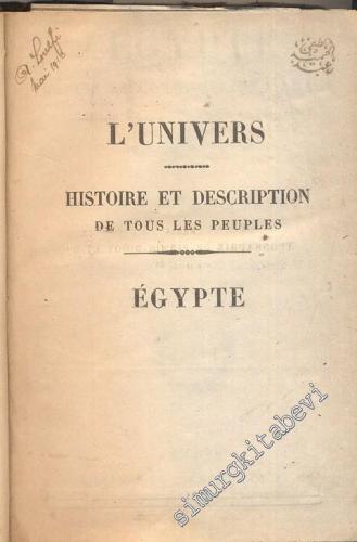 Égypte depuis la conquète des Arabes : jusqu'a la domination française