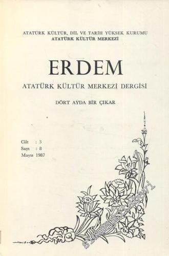 Erdem Dergisi - Sayı 8 Cilt 3 Mayıs