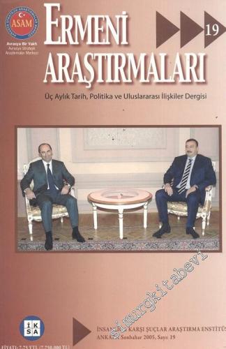 Ermeni Araştırmaları: Üç Aylık Tarih, Politika ve Uluslararası İlişkil