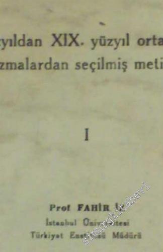 Eski Türk Edebiyatında Nesir: 14. Yüzyıldan 19. Yüzyıl Ortasına Kadar 