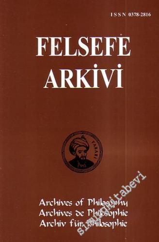 Felsefe Arkivi - Sayı: 33, Yıl: 2008