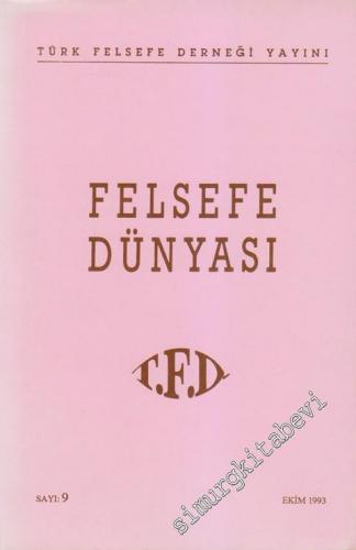 Felsefe Dünyası - 9 Ekim