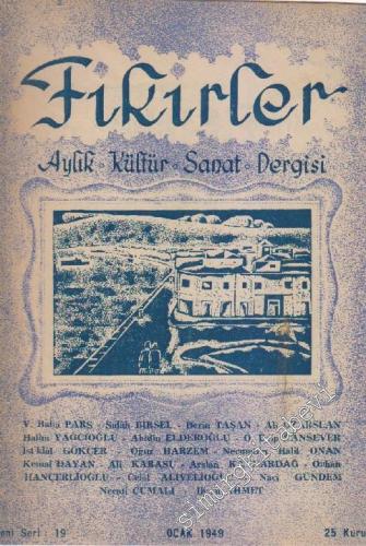 Fikirler Aylık Kültür ve Sanat Dergisi - Sayı: 19 - Yeni Seri Ocak