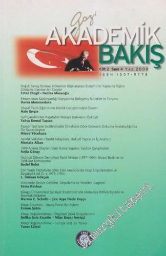 Gazi Ünversitesi Akademik Bakış Dergisi - 4 2 Yaz