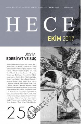 Hece Dergisi - Dosya: Edebiyat ve Suç - Sayı: 250 Ekim