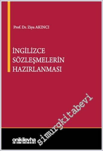 İngilizce Sözleşmelerin Hazırlanması - 2024