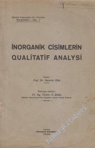 İnorganik Cisimlerin Qualitatif Analysi