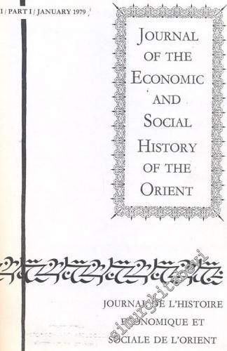 Journal of the Economic and Social History of the Orient = Journal de 