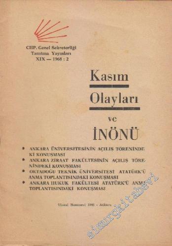 Kasım Olayları ve İnönü