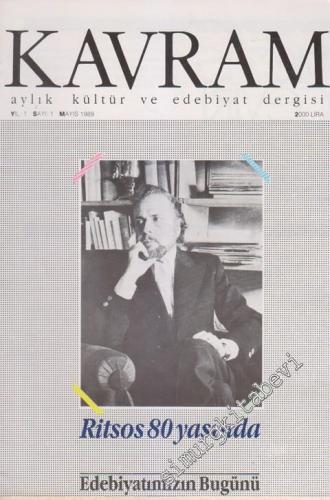 Kavram Aylık Kültür ve Edebiyat Dergisi - Dosya: Ritsos 80 Yaşında - E