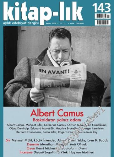 Kitap-lık: İki Aylık Edebiyat Dergisi : Albert Camus : Başkaldıran Yal