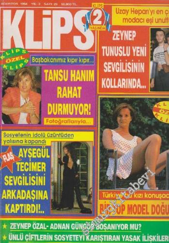 Klips Dergisi - Sayı: 25 3 Ağustos