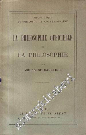 La Philosophie Officielle et La Philosophie