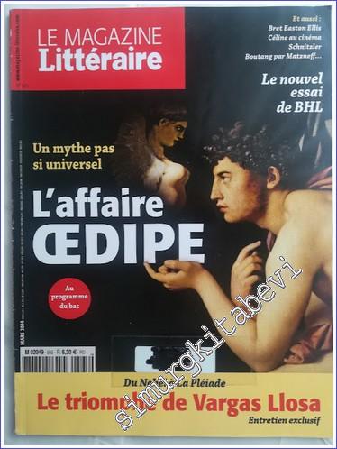 Magazine Littéraire : L Affaire Oedipe - Triomphe de Vargas Llosa - 56