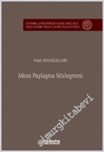 Miras Paylaşma Sözleşmesi - 2024