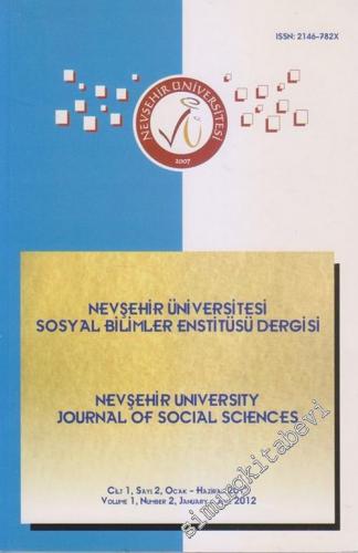 Nevşehir Üniversitesi Sosyal Bilimler Enstitüsü Dergisi = Nevşehir Uni