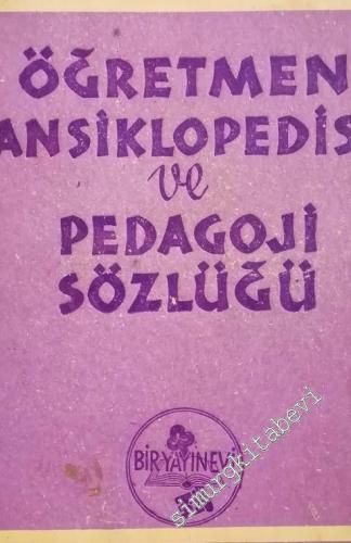 Öğretmen Ansiklopedisi ve Pedagoji Sözlüğü 1