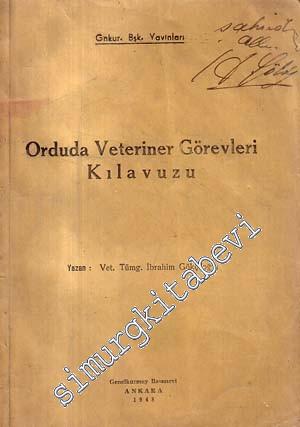 Orduda Veteriner Görevleri Kılavuzu