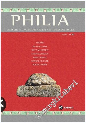 Philia: International Journal Of Ancient Mediterranean Studies - Volum