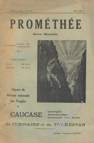 Prométhée - Organe de défense nationale des Peuples du Caucase de l'Uk