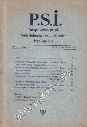 PSİ : Parapsikoloji / Psişik Sınır - Bilimler / Okült Bilimler İncelem