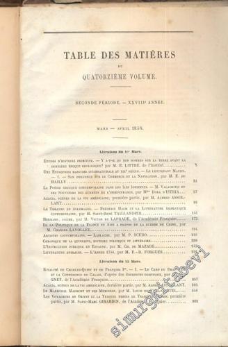 Revue Des Deux Mondes - La Critique Littéraire