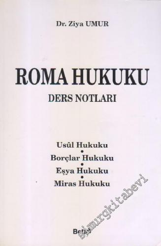 Roma Hukuku Ders Notları