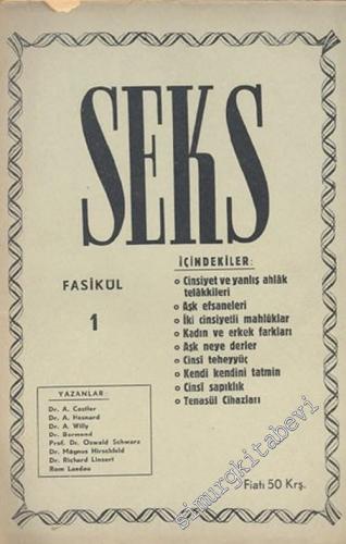 Seks - Yıl: 1953, Fasikül: 1