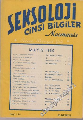 Seksoloji - Cinsi Bilgiler Mecmuası - İkinci Neşriyat Yılı - Sayı: 14 