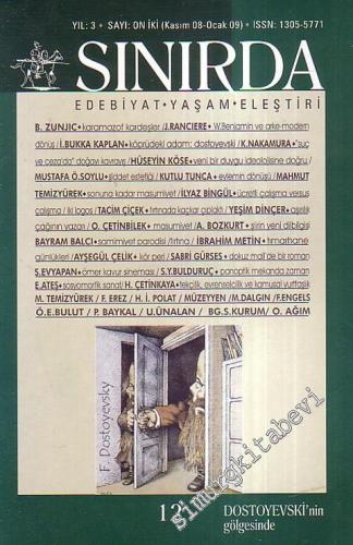 Sınırda: Edebiyat, Yaşam, Eleştiri - Sayı: 12, Yıl: 3 Kasım - Ocak