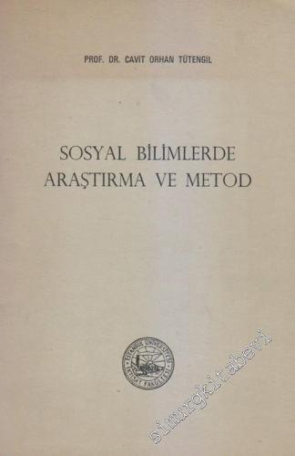 Sosyal Bilimlerde Araştırma ve Metod