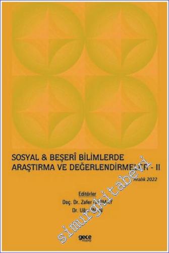 Sosyal ve Beşeri Bilimlerde Araştırma ve Değerlendirmeler 2 (Aralık 20