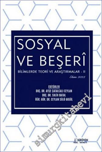 Sosyal ve Beşeri Bilimlerde Teori ve Araştırmalar II - Ekim 2022 - 202