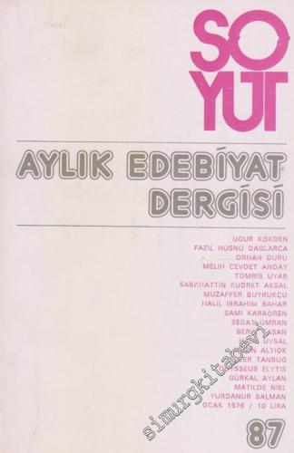 Soyut Aylık Edebiyat Dergisi - Sayı: 87, 1976 Ocak