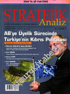 Stratejik Analiz - Aylık Uluslararası İlişkiler ve Stratejik Araştırma