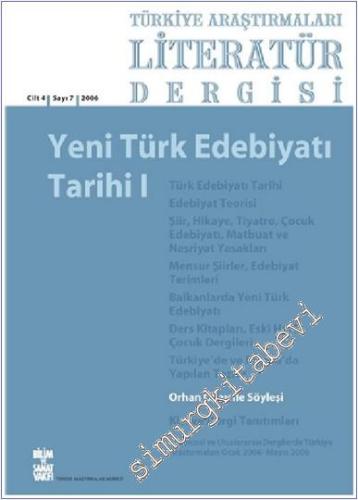 TALİD Türkiye Araştırmaları Literatür Dergisi; Dosya: Yeni Türk Edebiy