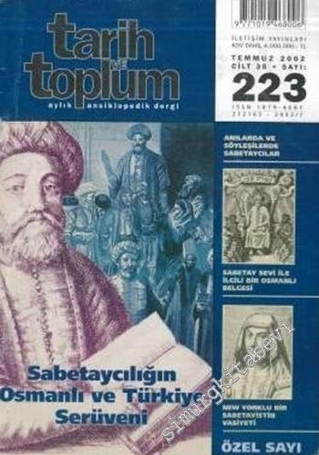 Tarih ve Toplum Aylık Ansiklopedik Dergi, Dosya: Sabetaycılığın Osmanl