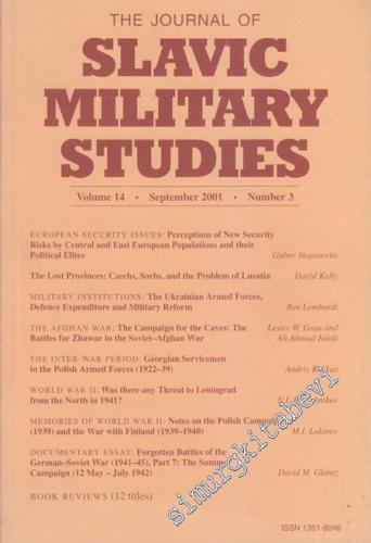 The Journal of Slavic Military Studies - Volume 14, No: 3, September 2