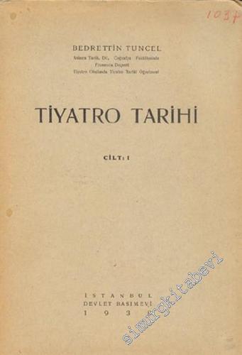 Tiyatro Tarihi Cilt 1